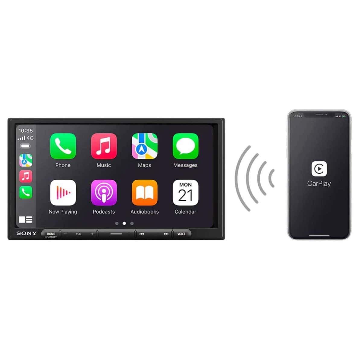 Sony XAV-AX4050 2 DIN 6,95" Multimédia - Apple CarPlay, Android Auto - Image 4